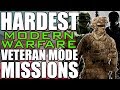 HARDEST Modern Warfare Trilogy Missions on Veteran (MW,,MW2,MW3)