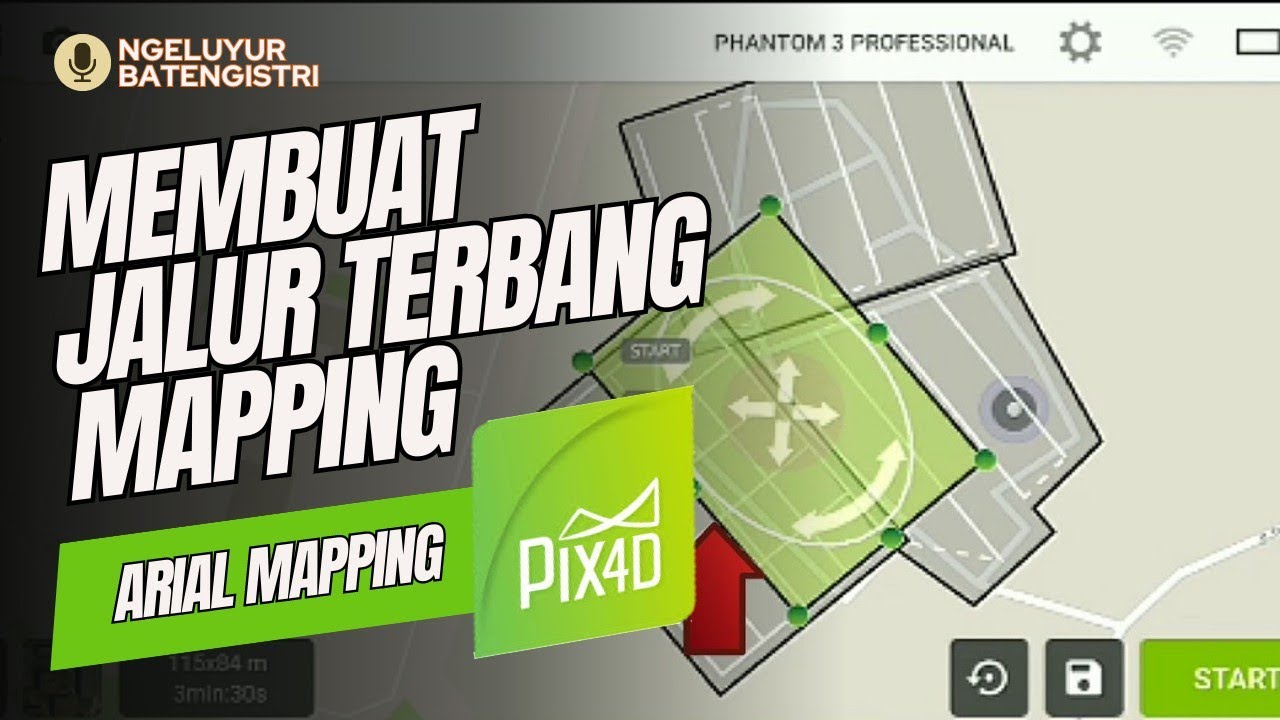 Arial Mapping Menggunakan Drone Pix4D Aplikasi Mapping Mirip ...