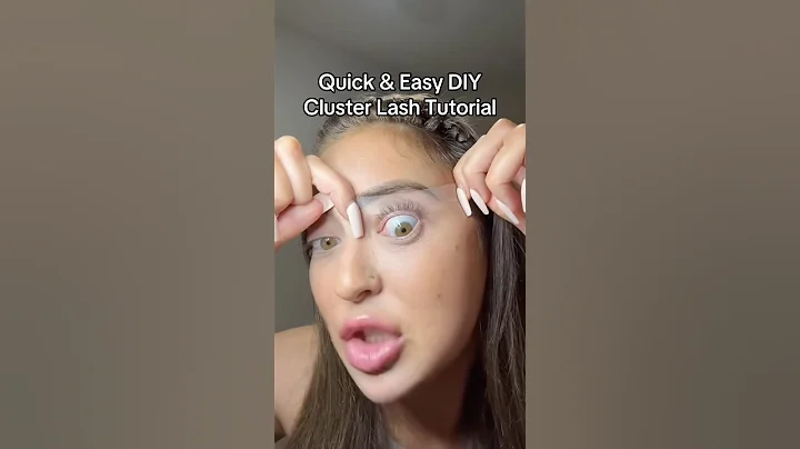 Quick & Easy DIY Cluster Lash Tutorial