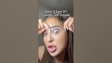 Quick & Easy DIY Cluster Lash Tutorial