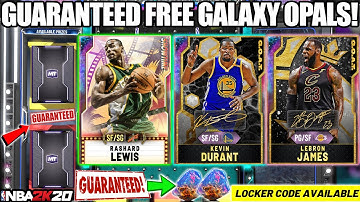 *GUARANTEED* FREE GALAXY OPAL LOCKER CODE AND 14 ACTIVE LOCKER CODES IN NBA 2K20 MYTEAM