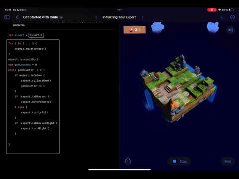 Swift Playgrounds. Initializing your expert.