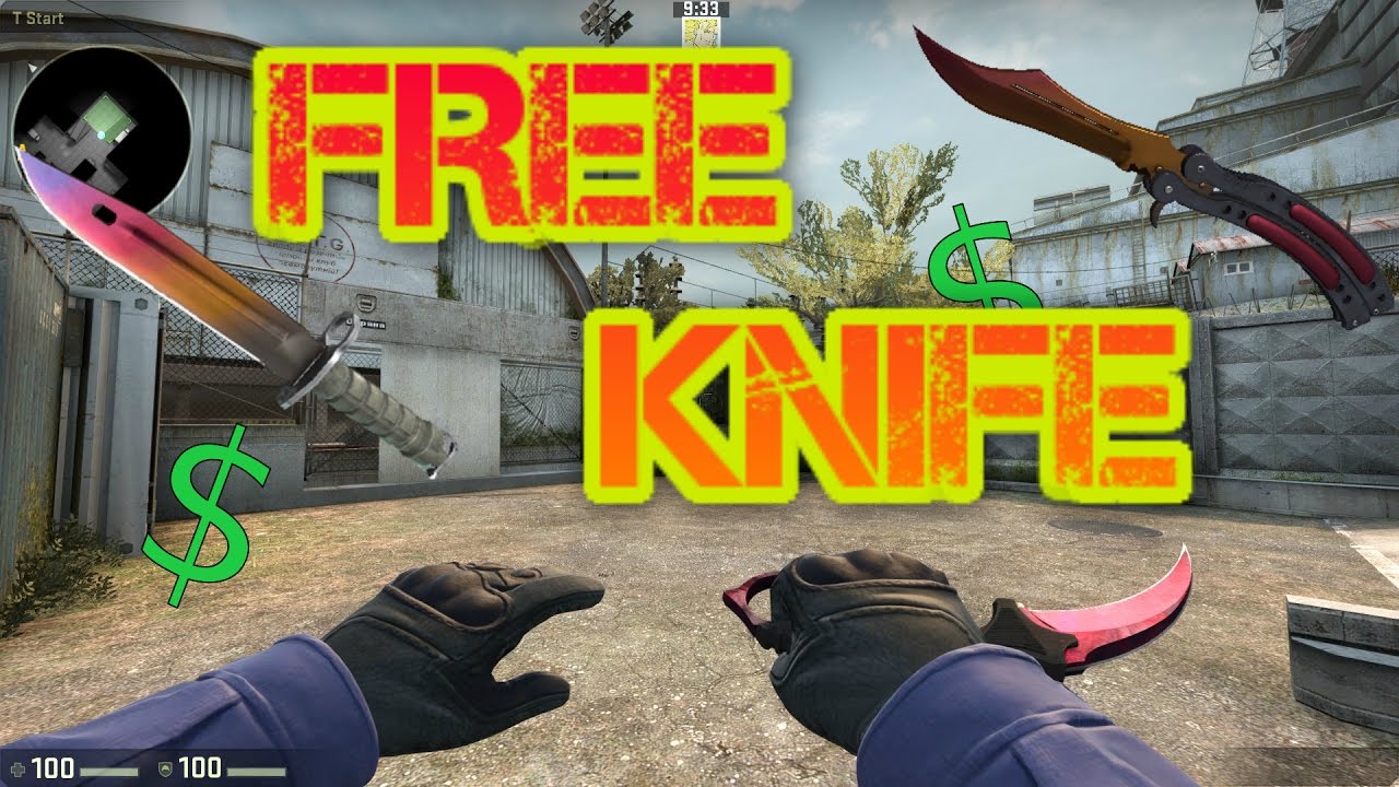 how to get a knife in csgo free