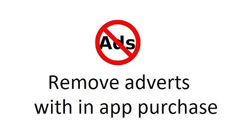 Remove ads with an in app purchase in Construct 3