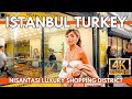 4K Istanbul Turkey Nişantaşı luxury Shopping District Walking Tour | 29 ekim cumhuriyet bayramı