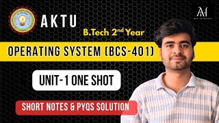 Operating System Unit-1 One Shot 🔥 | AKTU BTech CSE | BCS-401 OS Full Revision + PYQs