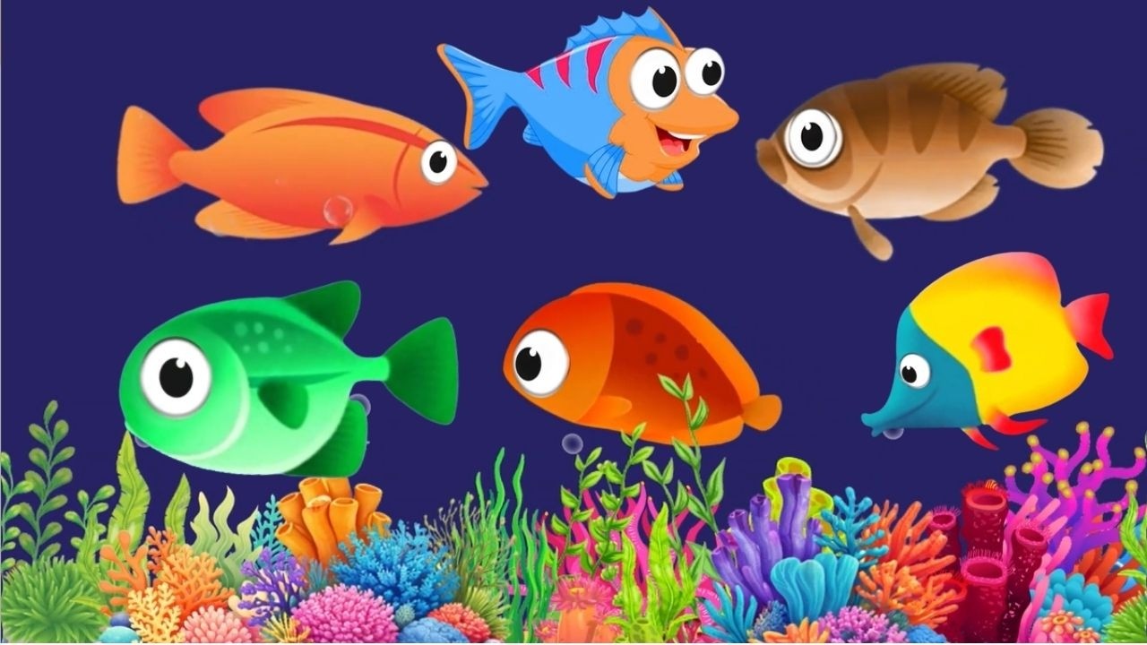 Calming Undersea Animation Baby Lullaby, Soothing fishes🐟Baby Sleep ...