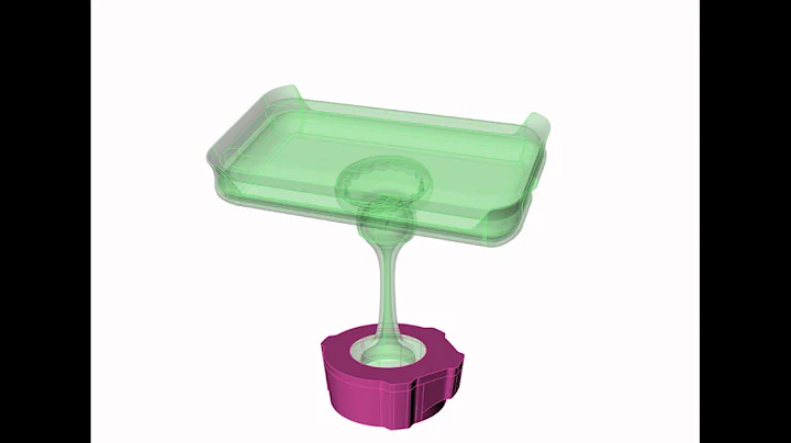 Motion of 3D printed charging cradle