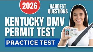 Pass First Try: 2026 Kentucky DMV Permit Test 16 (34 Real KSP Questions & Answers!)