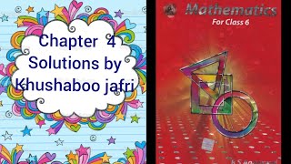 Class 6th mathematics r s aggarwal chapter 4 integers ex 4D solutions