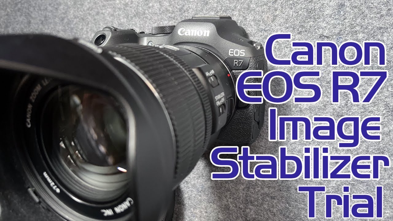 Canon EOS R7で手持ち歩き撮影して手ぶれ補正具合を比較した動画 (4K