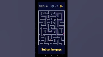 Mazes and More gameplay  level  sol:60 enemies🙏 #shorts #mazegaming