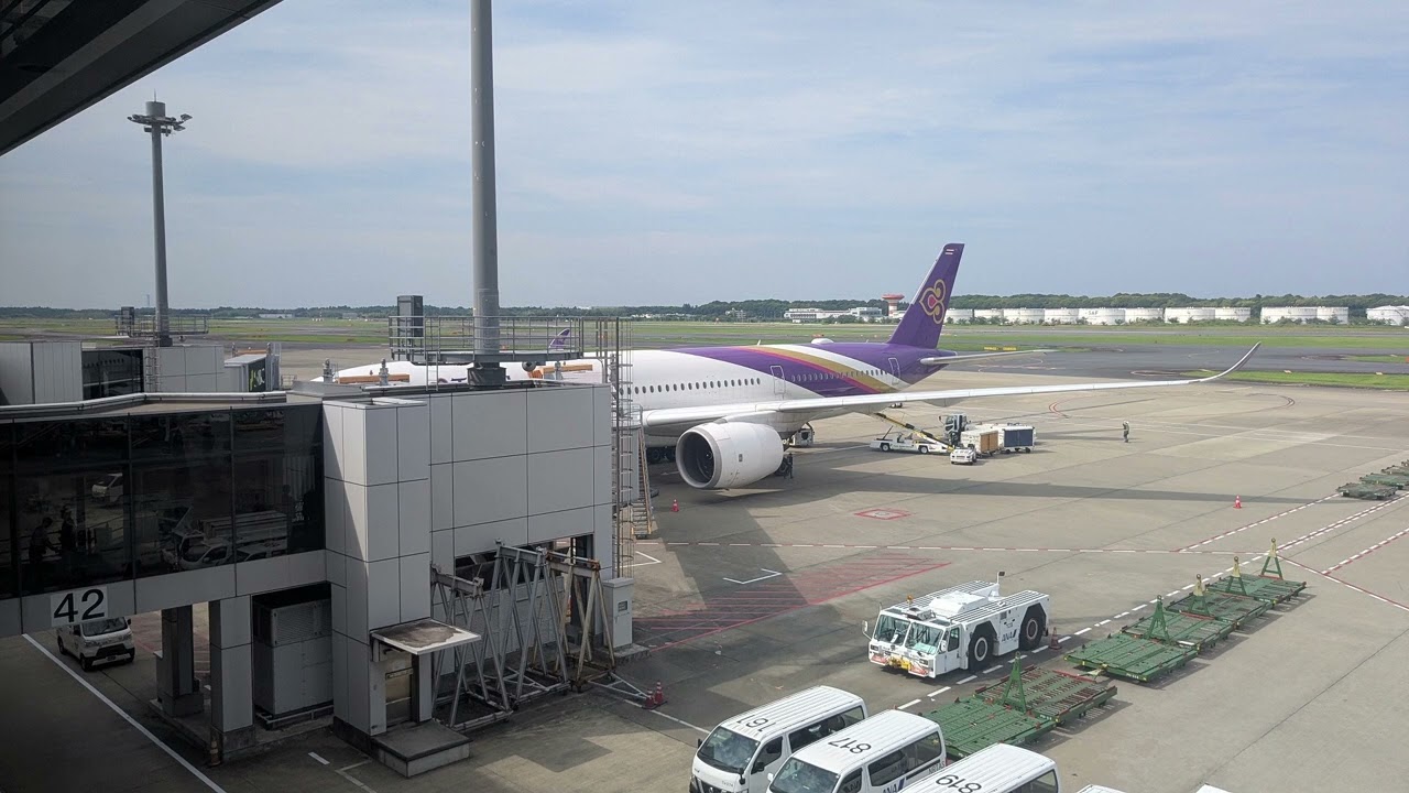 27/06/2025 Thai Airways International 642 Inflight Announcement: Bangkok Suvarnabhumi - Tokyo Narita