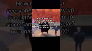 How Dads Wait For Everyone Else To Wake Up To Tell Them Hes Been Up Since 5 Am Then Take A Nap