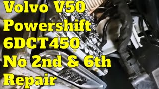 Volvo V50 Powershift 6DCT450 DPS6 DCT No 2nd & 6th Gear MPS6 W6DGA EVO SST Semi Auto Transmission