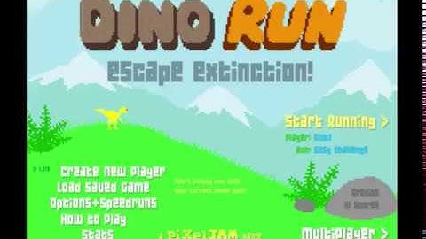 Dino Run Escape Extinction  ( Jeux flash / Flash Game )