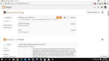 How to create a free blog using Blogger - Part 1 of 2