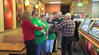 Subway Streator,IL Ribbon Cutting 2019 #2