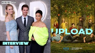 Upload Season 3 Cast Interview | Robbie Amell, Andy Allo, and Allegra Edwards