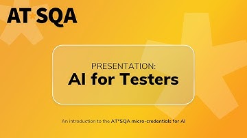 AT*SQA Webinar: AI for Testers