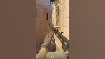 Molotov Doors From Stairs On Anubis In CS2 #cs2 #shorts