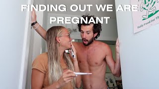 FINDING OUT WE ARE PREGNANT + 2 week wait \/ live pregnancy tests