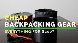 Cheap Backpacking Gear Long Term 1 (EVERYTHING for $200?) by Backpacker Brothers 113,102 views 6 years ago 25 minutes