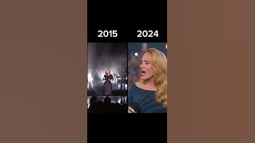 Adele - Hello (2015 vs 2024)