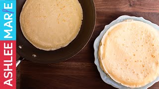 How to make Homemade Crepes without specialty equipment - recipe and tutorial