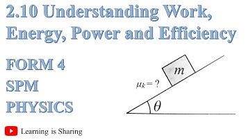 [中文解说][Problem Solving 8] Ch2.10 Understanding Work, Energy, Power and Efficiency