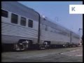 1950s railway travel train usa color archive footage