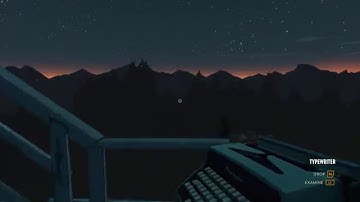 Firewatch - Day 1 Ending - 4 - They Threw My Typewriter - Gameplay/Walkthrough