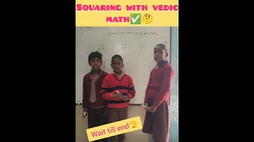 The Ancient Math Trick That Squares Numbers Instantly ✅🤔👍#trending #vedic maths