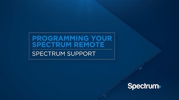 Programming Your Spectrum Remote
