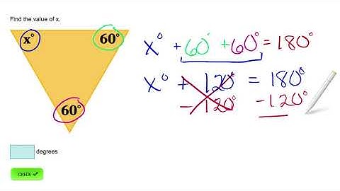 AdaptedMind Math - Triangle Angles, Question #1
