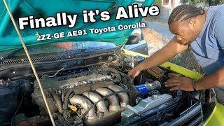 Finally I Got My 2Zz-Ge Toyota Corolla Ae91 Started Motorsportja 