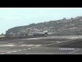 Beechcraft 900XP Landing on a windy day || Madeira