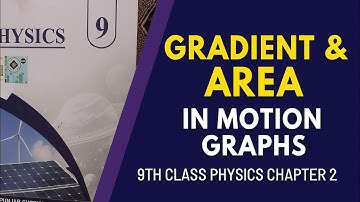 Gradient & Area in Motion Graphs | 9th Class Physics Chapter 2 | New Book 2025