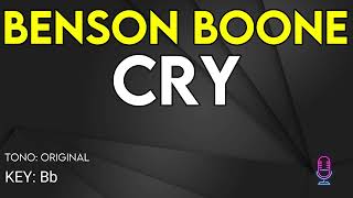 Benson Boone - Cry - Karaoke Instrumental