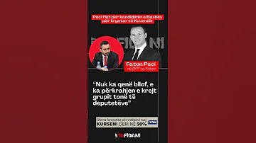 Peci Thotë Se Basha E Ka Përkrahjen E Grupit Parlamentar 