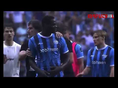Adana Demirspor manager had to be physically restrained from confronting Mario Balotelli