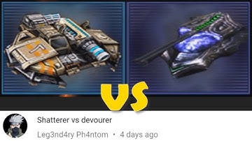 GDI Sonic tank vs Scrin Devourer Tank