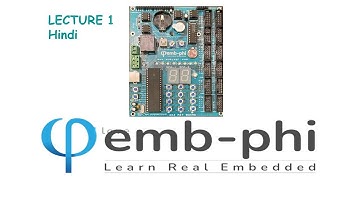 Lecture 1 | What is Embedded System in Hindi  | Learn Real Embedded with EMB-PHI.