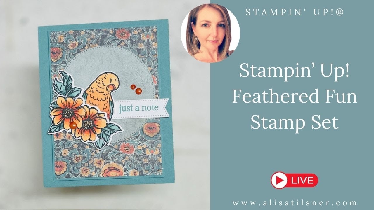 Stampin' Up! | NEW Feathered Fun & Gallery Blooms - YouTube