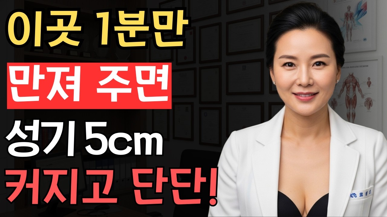 남성 이곳 1분 자극하면 활력이 눈에 띄게 달라집니다! 남성건강 | 노후건강