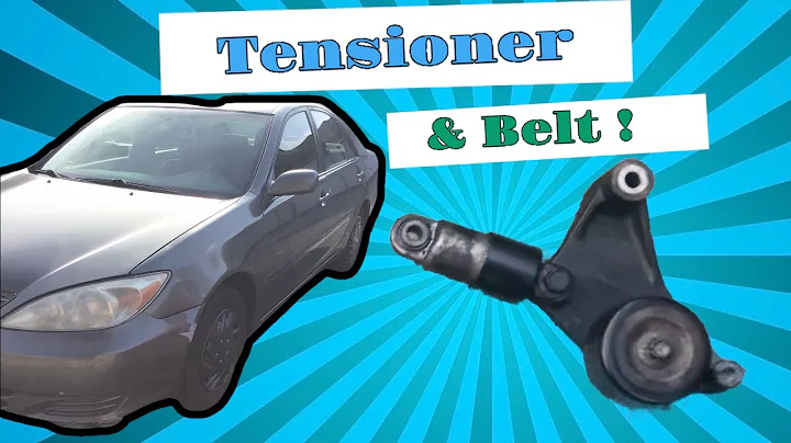 Toyota Camry tensioner and S belt replacement DIY 2002-2006 EASY FAST