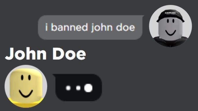 OMG JOHN DOE HACKED MY ROBLOX ACCOUNT! The JOHN DOE Real Story! 