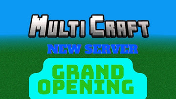 🔴MultiCraft New Server Grand Opening 🌐 MultiCraft - Build and Mine Video