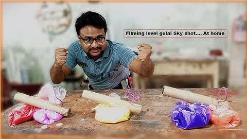 HOLI STASH TESTING 2025 😱 Colour SKY SHOT , Colour Cloud , Gulal , Pichkari | #diy colour sky shot |