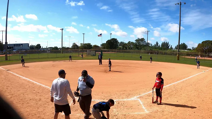 Miami Beavers vs Line Drive USSSA 8U kid pitch baseball